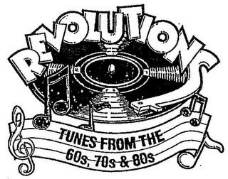 REVOLUTIONS TUNES FROM THE 60S, 70S & 80S logo
