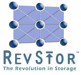 REVSTOR THE REVOLUTION IN STORAGE logo