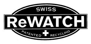 REWATCH SWISS PATENTED RECYCLING logo