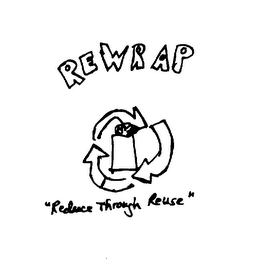 REWRAP "REDUCE THROUGH REUSE" logo
