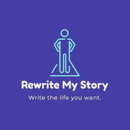 REWRITE MY STORY WRITE THE LIFE YOU WANT. logo