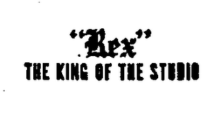 REX THE KING OF THE STUDIO logo