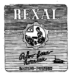 REXAL POLVO PARA HORNEAR BAKING POWDER. logo