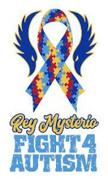 REY MYSTERIO FIGHT4 AUTISM logo