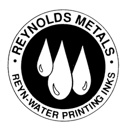 REYNOLDS METALS REYN-WATER PRINTING INKS logo