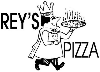 REY'S PIZZA logo