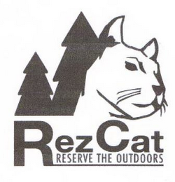 REZCAT RESERVE THE OUTDOORS logo