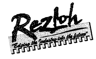 REZLOH "EDGING THE INDUSTRY INTO THE FUTURE" logo