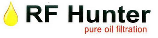 RF HUNTER PURE OIL FILTRATION logo