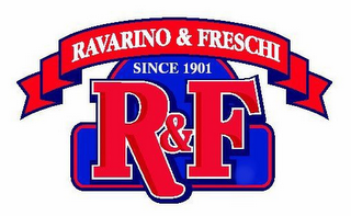 R&F RAVARINO & FRESCHI SINCE 1901 logo
