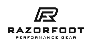 RF RAZORFOOT PERFORMANCE GEAR logo