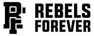RF REBELS FOREVER logo