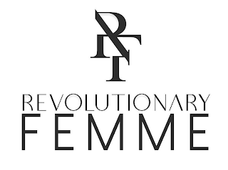 RF REVOLUTIONARY FEMME logo