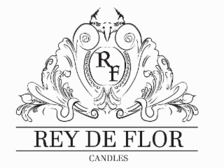 RF REY DE FLOR CANDLES logo
