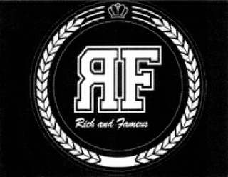 RF RICH AND FAMEUS logo