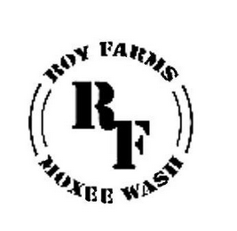 RF ROY FARMS MOXEE WASH logo