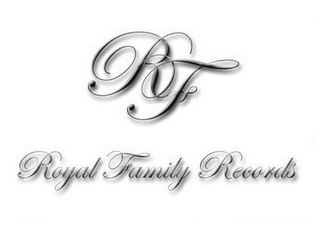 RF ROYAL FAMILY RECORDS logo