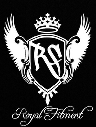 RF ROYAL FITMENT logo