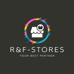 R&F-STORES YOUR BEST PARTNER logo
