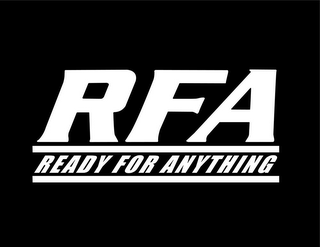RFA READY FOR ANYTHING logo