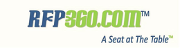 RFP360.COM A SEAT AT THE TABLE logo
