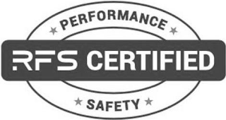 RFS CERTIFIED PERFORMANCE SAFETY logo