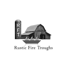 RFT RUSTIC FIRE TROUGHS logo