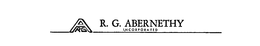 R.G. ABERNETHY INCORPORATED  A R G logo