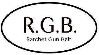 R.G. B. RATCHET GUN BELT logo