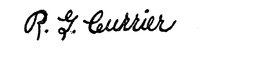 R.G. CURRIER logo