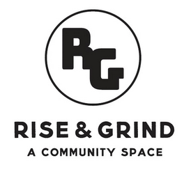 RG RISE & GRIND A COMMUNITY SPACE logo