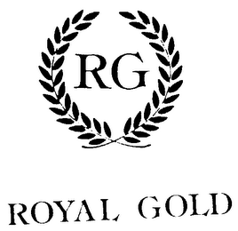 RG ROYAL GOLD logo