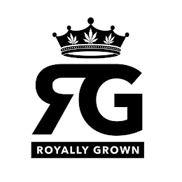 RG ROYALLY GROWN logo