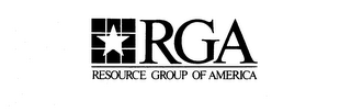 RGA RESOURCE GROUP OF AMERICA logo