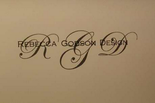 RGD REBECCA GODSON DESIGN logo