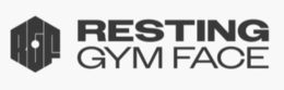 RGF RESTING GYM FACE logo