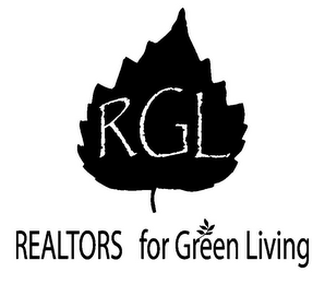 RGL REALTORS FOR GREEN LIVING logo