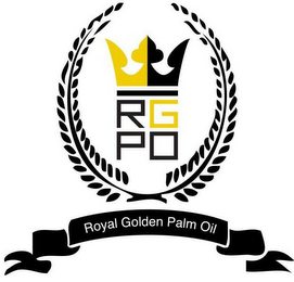 RGPO ROYAL GOLDEN PALM OIL logo