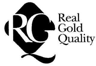 RGQ REAL GOLD QUALITY logo