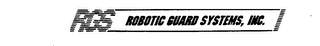 RGS ROBOTIC GUARD SYSTEMS, INC. logo