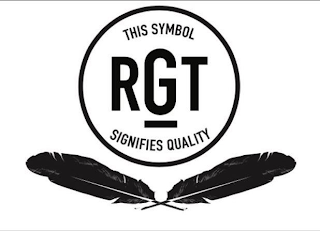 RGT THIS SYMBOL SIGNIFIES QUALITY logo