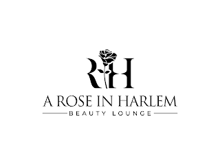 RH A ROSE IN HARLEM BEAUTY LOUNGE logo