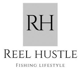 RH REEL HUSTLE FISHING LIFESTYLE logo