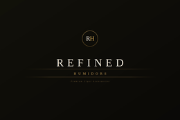 RH REFINED HUMIDORS PREMIUM CIGAR ACCESSORIES logo