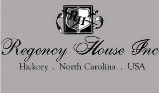 RH REGENCY HOUSE INC HICKORY . NORTH CAROLINA . USA logo