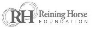 RH REINING HORSE FOUNDATION. logo