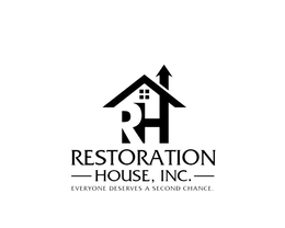 RH RESTORATION HOUSE, INC. EVERYONE DESERVES A SECOND CHANCE. logo