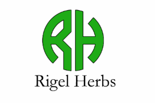 RH RIGEL HERBS logo