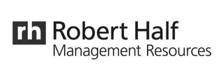 RH ROBERT HALF MANAGEMENT RESOURCES logo