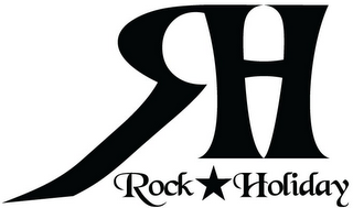 RH ROCK HOLIDAY logo